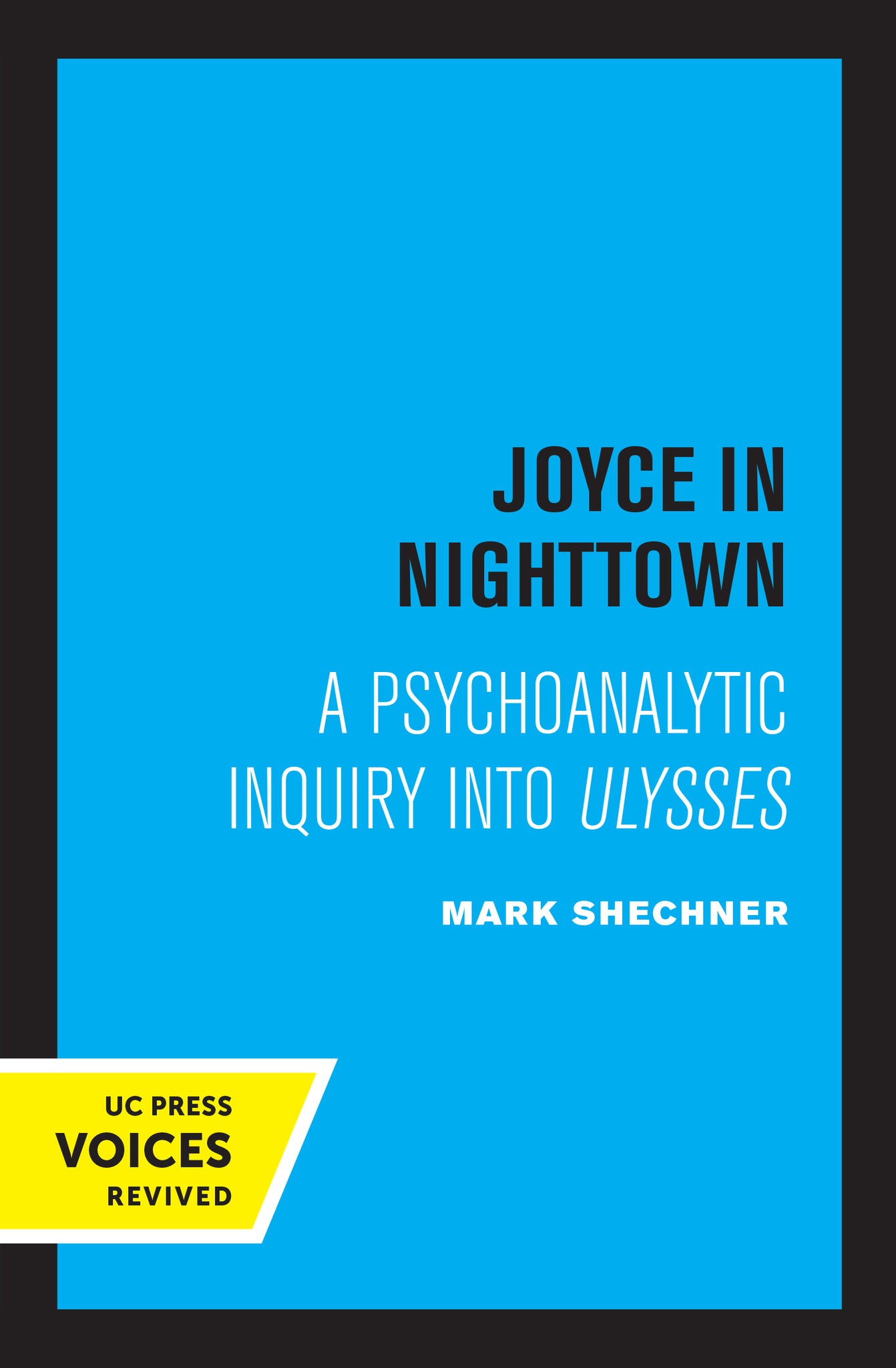 Cover image for Joyce in Nighttown ISBN 9780520314948